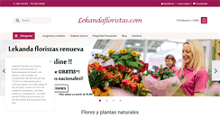 Desktop Screenshot of lekandafloristas.com